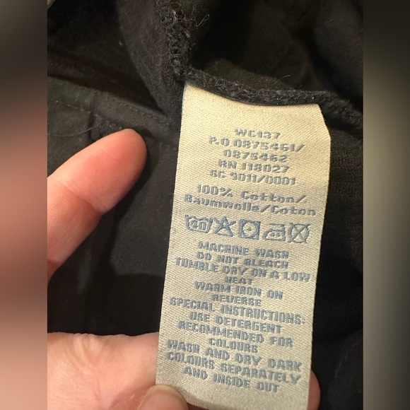 Boden Black Corduroy Pants-Size 10R - Picture 6 of 6